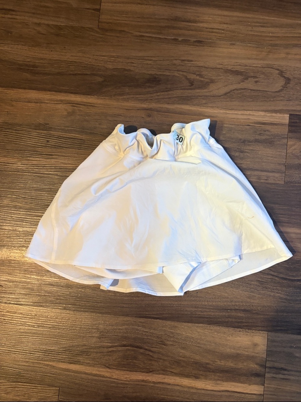 White Lululemon Tennis Skirt